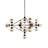 Lehto 15-Light Sputnik Modern Linear Chandelier