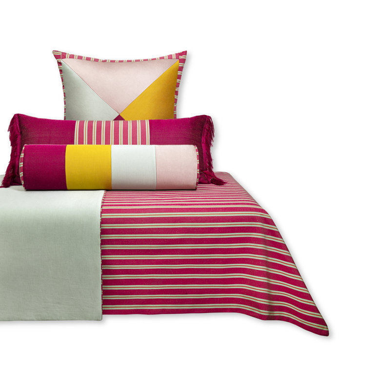 Pink Cylinder Pillow
