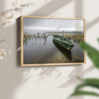 Green One -Framed Print - Restickable