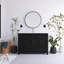 Ensemble de meuble-lavabo autoportant 48 pouces avec lavabo en céramique blanche-112000746