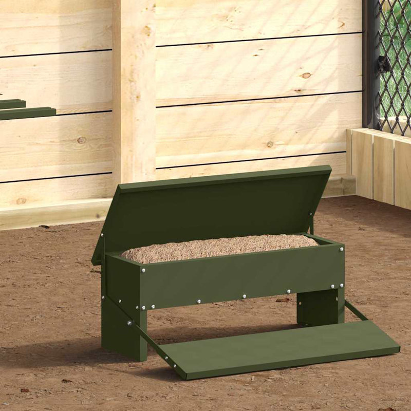 Cold-Rolled Steel Feeder, Olive Green