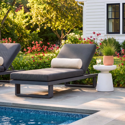 36" Sunbrella® Patio Chaise Lounge