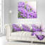 Magnifique bouquet de fleurs Campanula - coussin à imprimé floral-29896006-29896010
