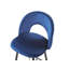 Aubin Upholstered Counter Stool with Metal Frame-1336475700