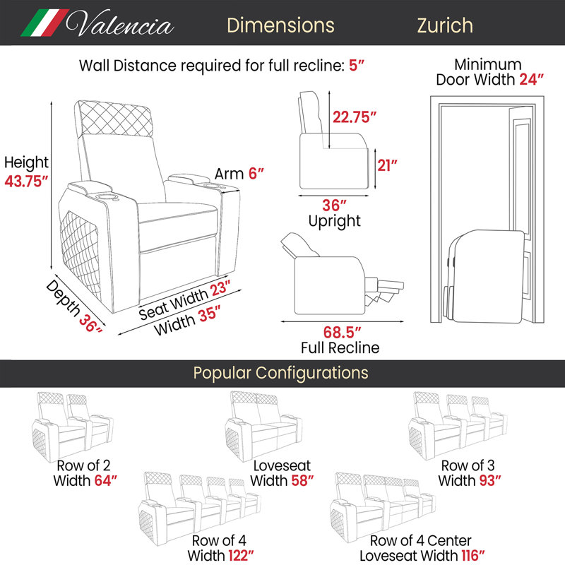 Zurich Leather Recliner