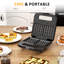 Gaufrier électrique 3 en 1, gril et machine à sandwich-115786068