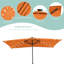 Parasol de marché rectangulaire 10 'x 6,5' avec manivelle-1905907469