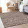 Premium Machine Washable Prisco Brown Rug
