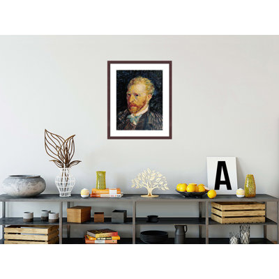Autoportrait par Vincent van Gogh, impression giclée sur cadre