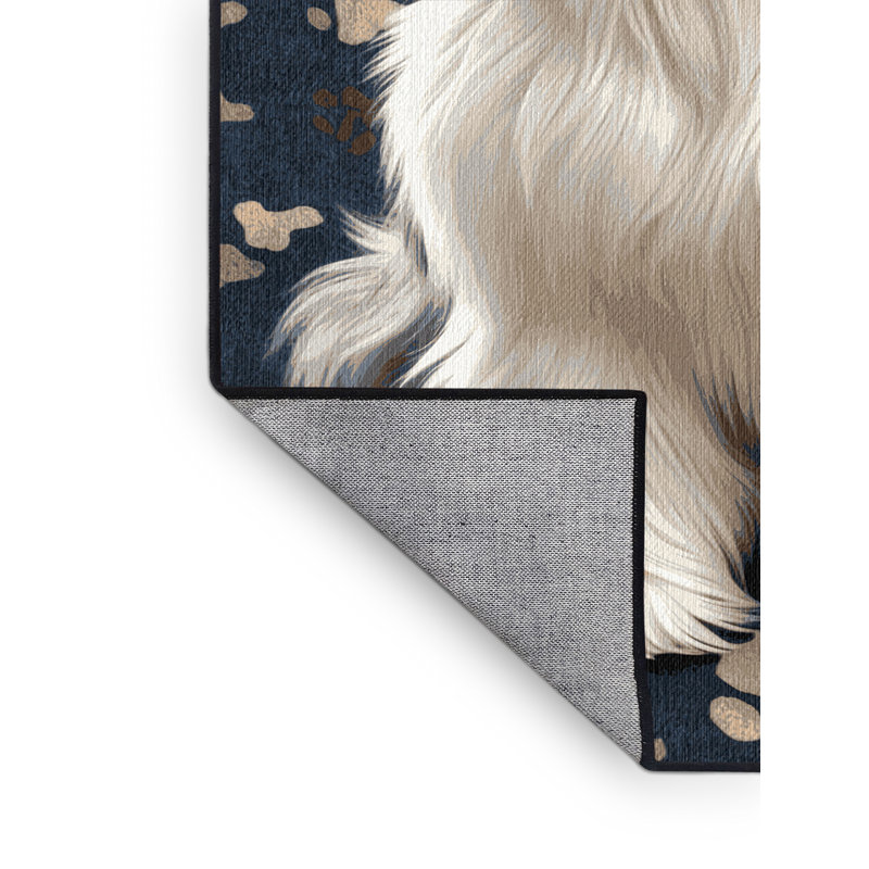  Tapis lavable bolognaise pour chiens, Tapis de couloir 2 pi x 4 pi