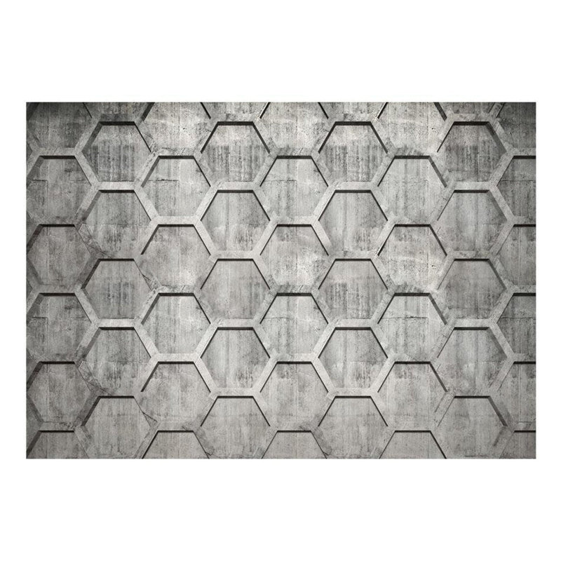 Adhésif mural Josta Platinum Cubes, L 55 po x l 78 po