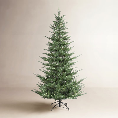 Lighted Artificial Fir Christmas Tree