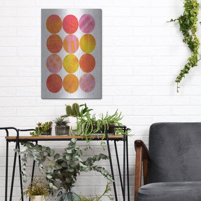«Kitchen Garden Dots 1» par Melissa Averinos, art mural en métal