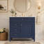 Meuble-lavabo moderne de 36 pouces avec lavabo supérieur, grand espace de rangement et design minimaliste élégant pour une utilisation efficace de l'espace.-600713664