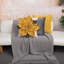 Coussin décoratif en toile 100% coton Appliqued-1715857817