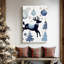 Toile tendue à motif de neige neige-crépuscule Carol-Premium-804936151