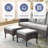 Gaetanino 7-Pieces Outdoor Conversation Set with Ottomans and Cushions-102476890