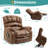Anastasie Upholstered Heated Massage Chair-477425361
