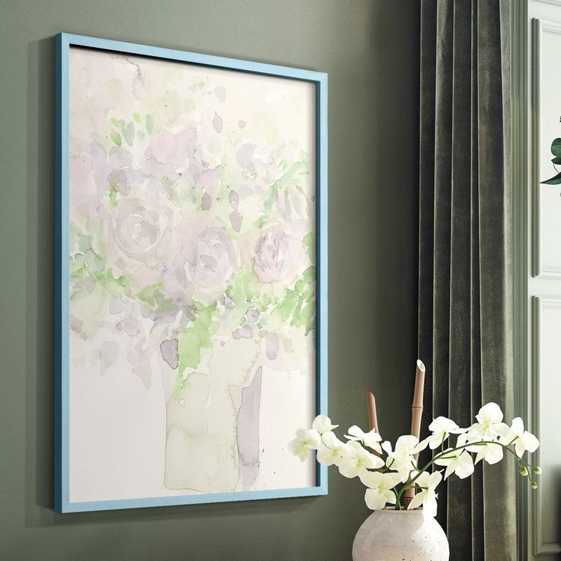 Reproduction encadrée Natural Radiance II - bois massif, Bleu, H 10 po x l 8 po
