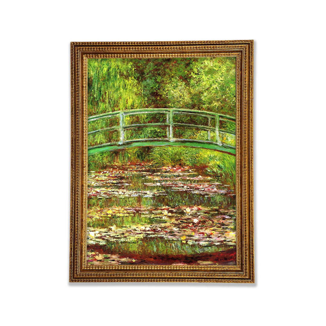 Brücke über den Seerosenteich von Monet - Einzelne Bilderrahmen Kunstdrucke