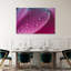 Pink Petal Water Drops Abstract Delicate Vibrant Flower Nature Wall Art Print 1 Piece Wrapped Canvas Wall Art-1724001849