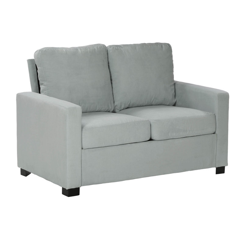 Gracie 51.18'' Reception Loveseat, Sky Blue