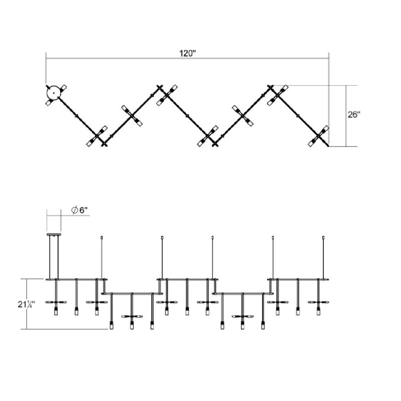 Suspenders® 31 - Light LED Chandelier