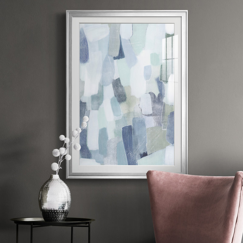 Dusky Gale II - reproduction de cadre photo, Argent, H 30,5 po x l 22,5 po