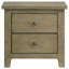 Table de chevet 2 tiroirs Pelton