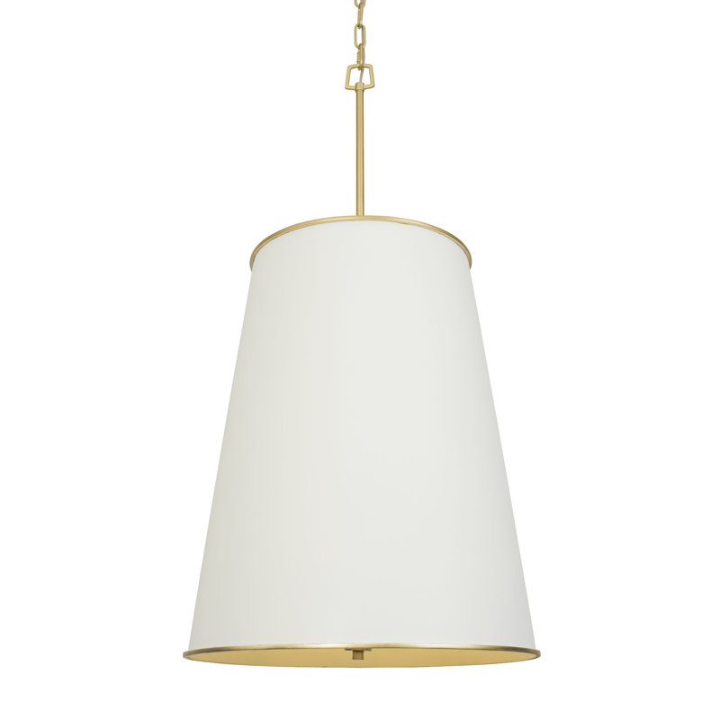 Coco 9-Light Pendant, Matte White, Matte White/French Gold