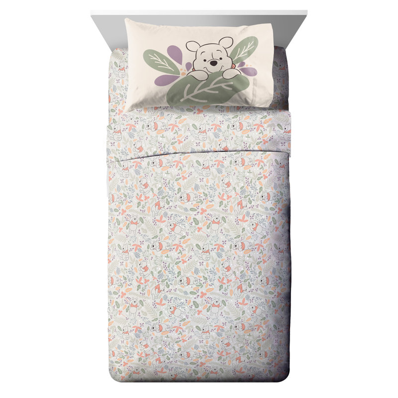 Disney Winnie The Pooh Planted Twin Bed Set