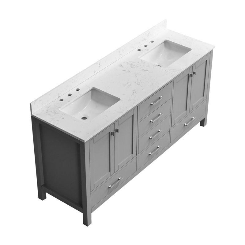 Meuble-lavabo de salle de bain, meuble-lavabo avec cadre en bois massif, comptoir de meuble-lavabo autoportant avec lavabo