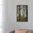 Toile avec cadre en bois brun classique est en rupture de stock
