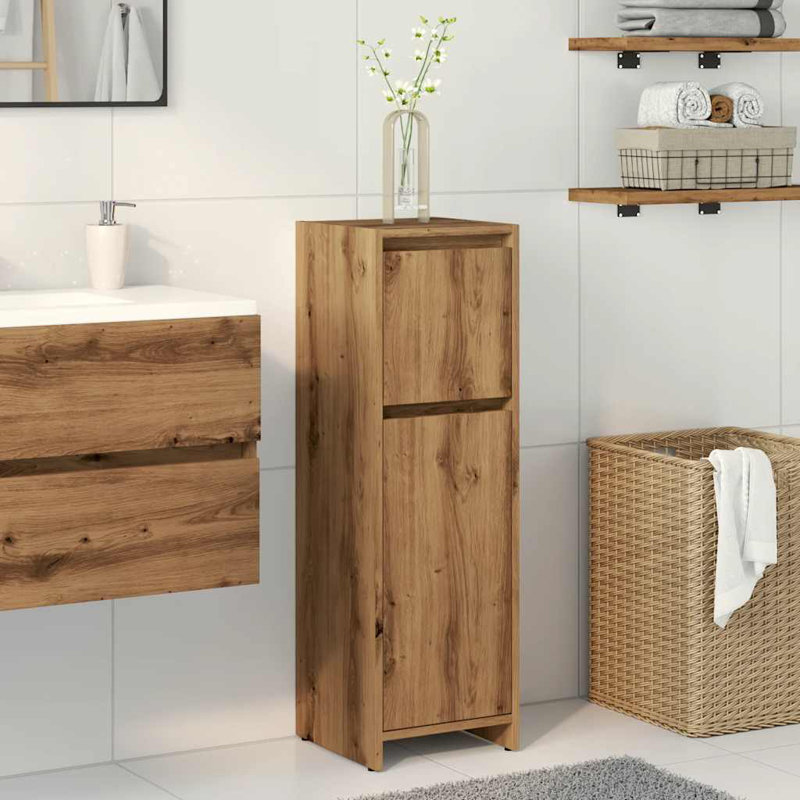 Avrohom Bathroom Cabinet, Artisan Oak