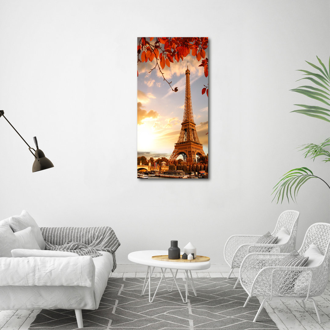 Eiffel Tower Paris - Wrapped Canvas Print