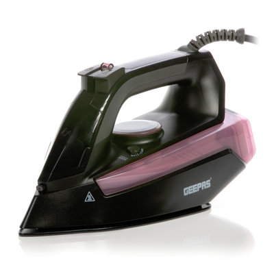 GEEPAS Steam Iron Clothes Dry & Steam Press, 2400W