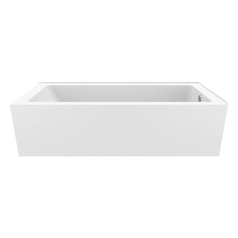 Baignoire de coin droite en acrylique Nevia 7232 IFS AFR, Oui