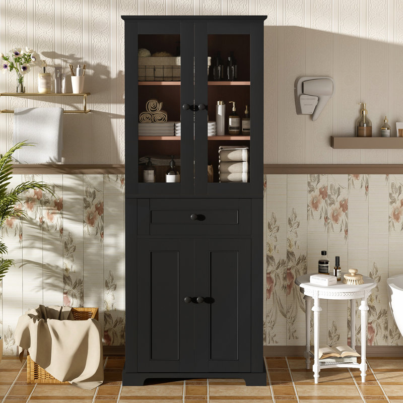 Armoire à pharmacie murale de 30 po x 28 po avec miroir, tablettes réglables et panneau de fibres à densité moyenne durable pour un rangement efficace
