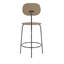 Afteroom Upholstered Stool with Metal Frame-97266479-90992948