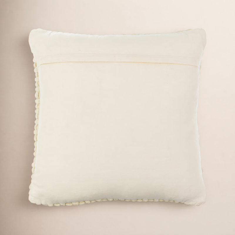 Coussins Belel, Crème, 18 po x 18 po, Duvet
