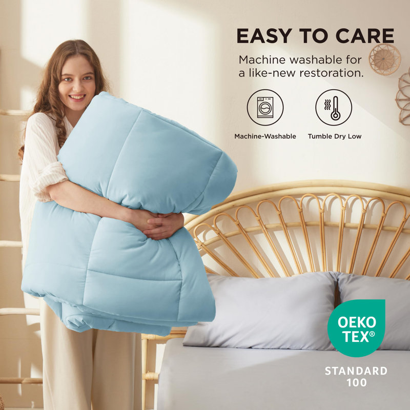 Bedsure Comforter Duvet Insert - Quilted Comforters, Oversized Queen