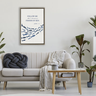 Cadre flottant Follow Me Fishers Of Men, design par Yen