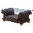 Italian Leather Sofa Set In Grey
