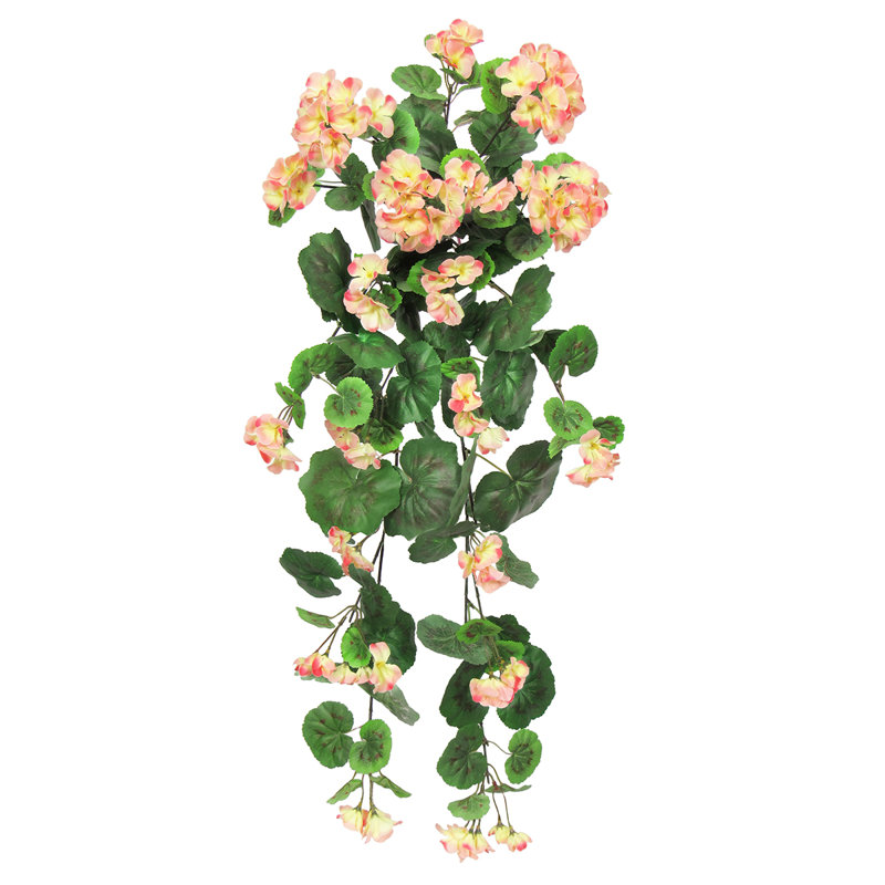 Geranium Arrangement, Peach/Green