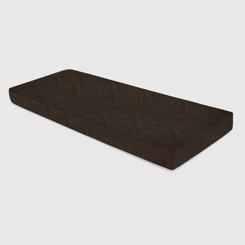 1'' H Customizable Bench Cushion For Indoor/Outdoor Furniture/Chair/Window Seat, Premium 75D High-Resilience Foam, 50" W