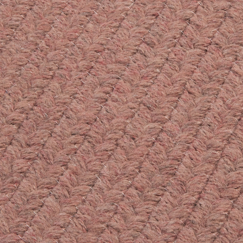 Tapis en laine tressé neutre Mcclary, Non inclus, Rectangle 2 pi x 4 pi