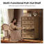 Commode 6 tiroirs avec tablette coulissante Farmhouse