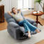 Fauteuil inclinable, canapé pivotant simple pivotant à 360 degrés, équipé d'un coussin et d'un dossier moelleux, fauteuil confortable, convient au fauteuil de salon