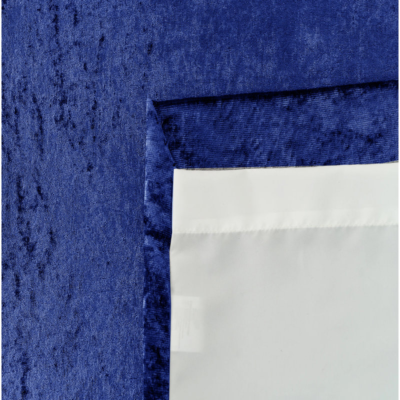 Room Darkening Curtain Pair, Royal Blue, 117cm W x 183cm H