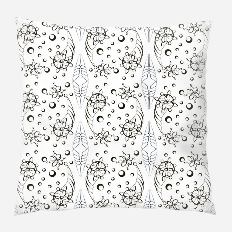Reversible Throw Pillow, Indoor, White